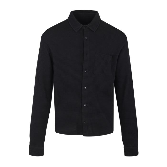 Urban Pioneers Male Tito LS SHIRT BLACK