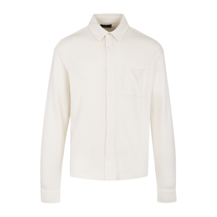 Urban Pioneers Male Tito LS SHIRT CREAM