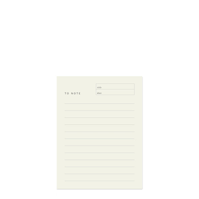 To Note Block Notepad