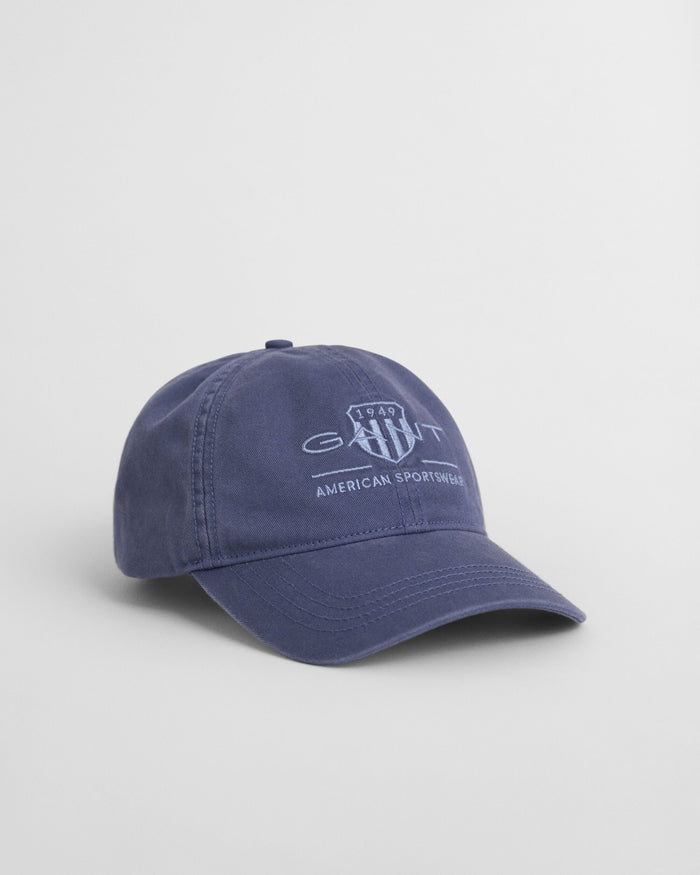Tonal Archive Shield Cap in Navy