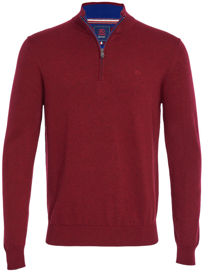 Tory 1/4 Zip in Berry