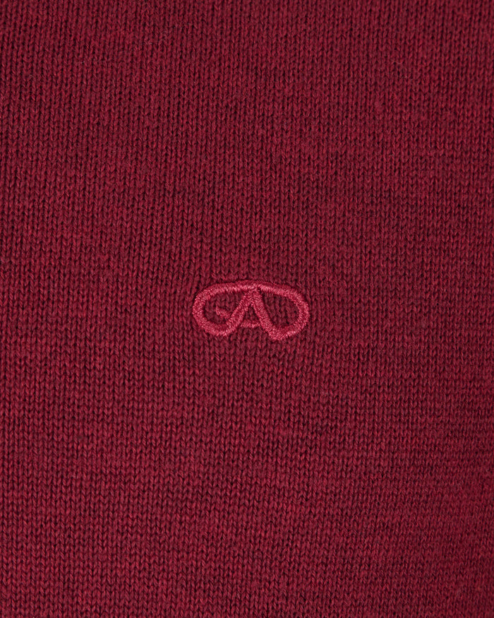 Tory 1/4 Zip in Merlot