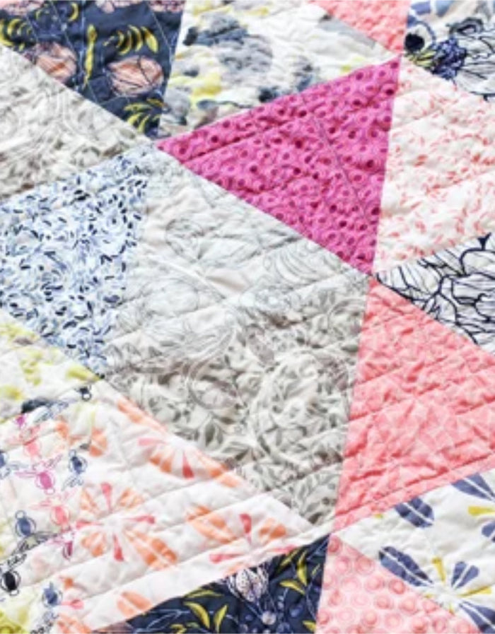 Triangularity Quilt Paper Sewing Pattern, Jeni Baker