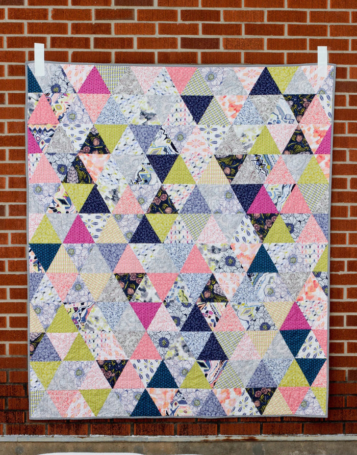 Triangularity Quilt Paper Sewing Pattern, Jeni Baker