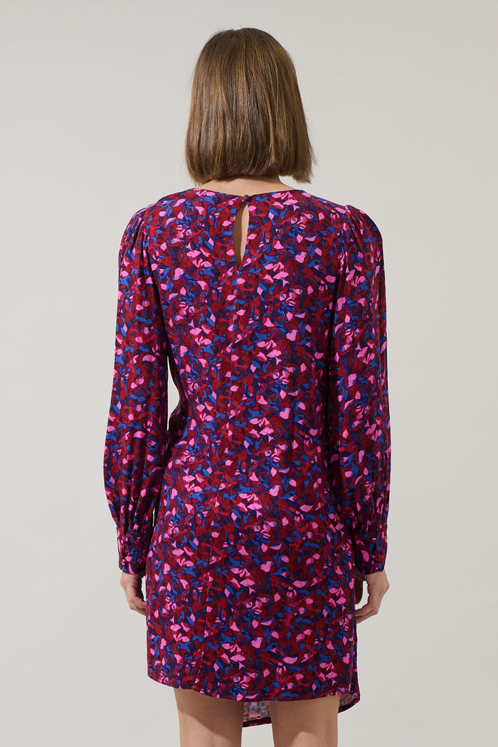 Turma Abstract Willy Wrap Mini Dress