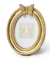 Two's Company Golden Butterfly Photo Frame