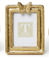 Two's Company Golden Butterfly Photo Frame