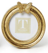 Two's Company Golden Butterfly Photo Frame