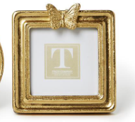 Two's Company Golden Butterfly Photo Frame