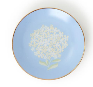Two's Company Hydrangea Trinket Tray