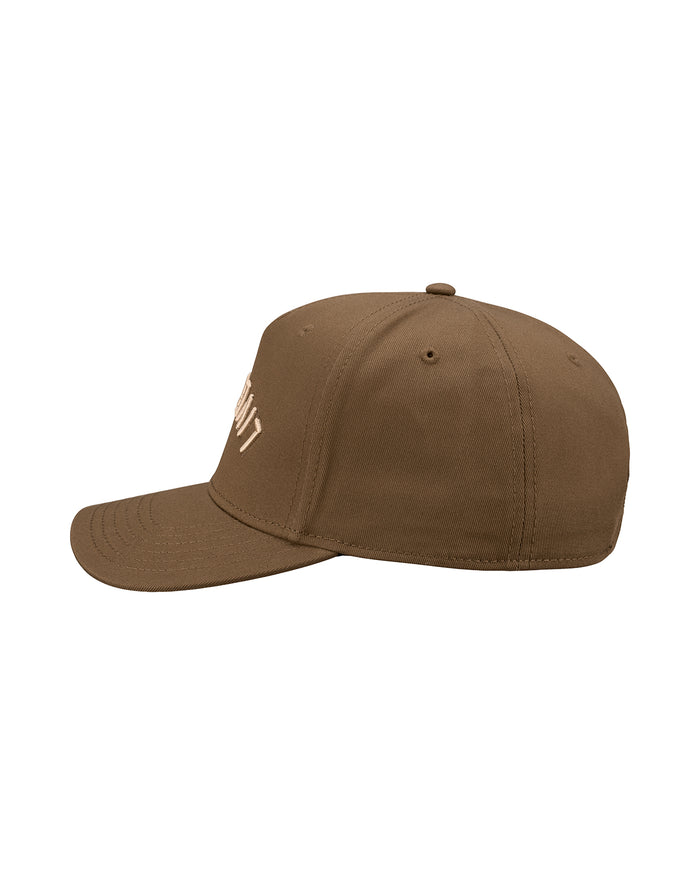 Upside Down Luck 11 Brown Cotton Twill Hat