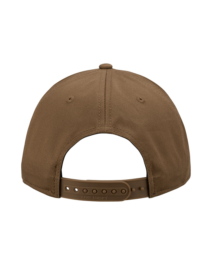 Upside Down Luck 11 Brown Cotton Twill Hat