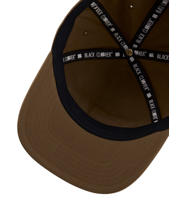 Upside Down Luck 11 Brown Cotton Twill Hat