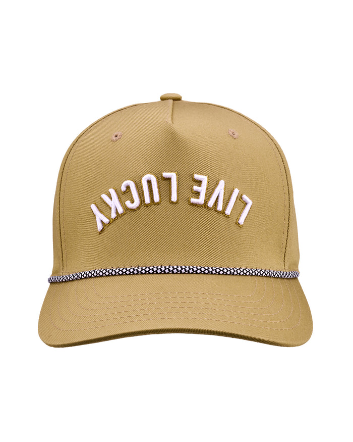 Upside Down Luck 12 Yellow Cotton Twill Hat