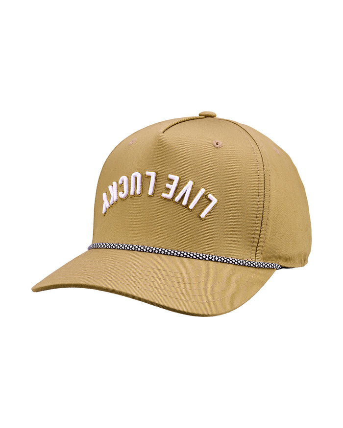 Upside Down Luck 12 Yellow Cotton Twill Hat