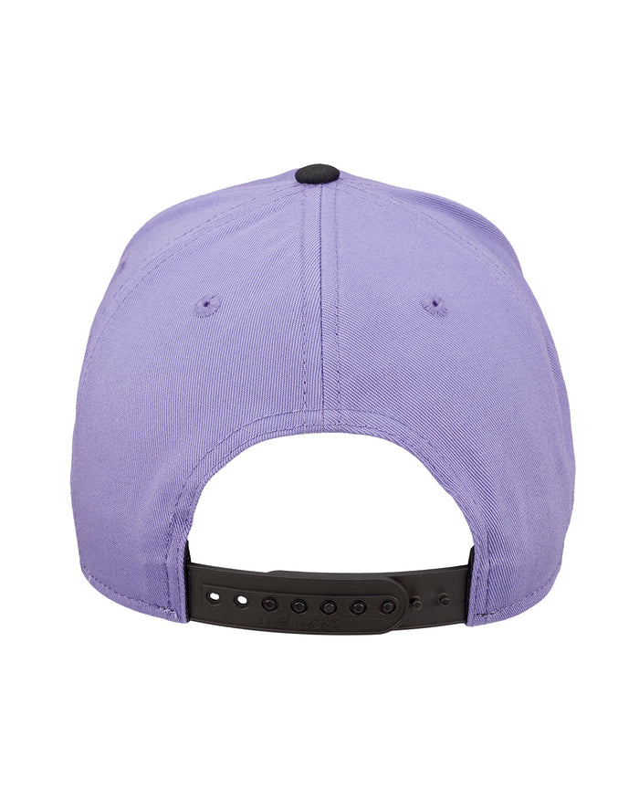 Upside Down Luck 4 Purple Cotton Twill Hat