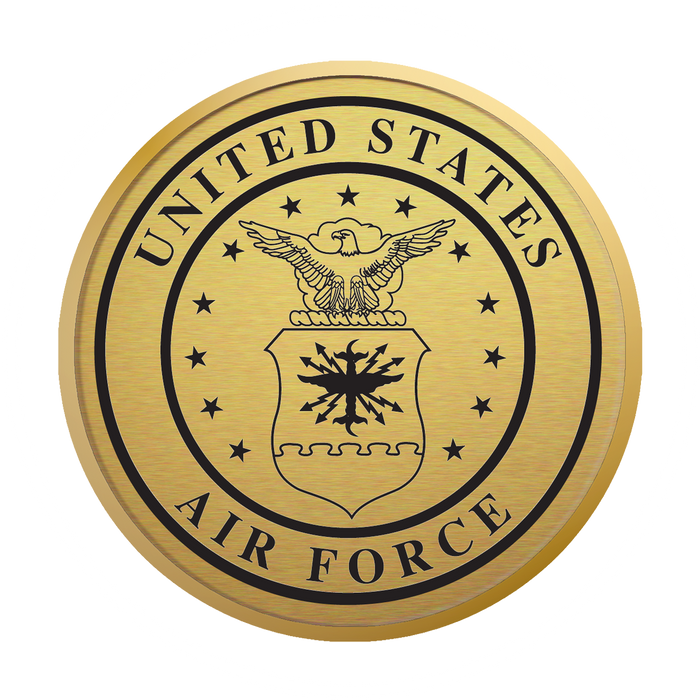 U.S. Air Force Century Gold Engraved Certificate Frame (Horizontal)*