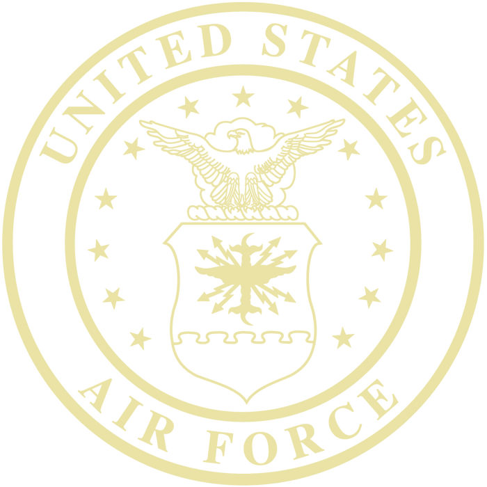 U.S. Air Force Embossed Studio Certificate Frame (Vertical)*