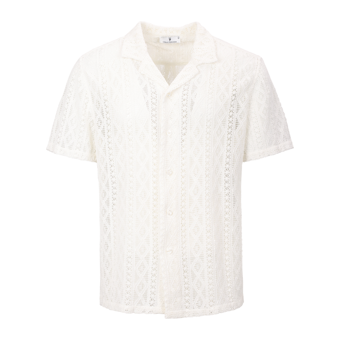 Urban Pioneers Male Valentino SS SHIRT WHITE