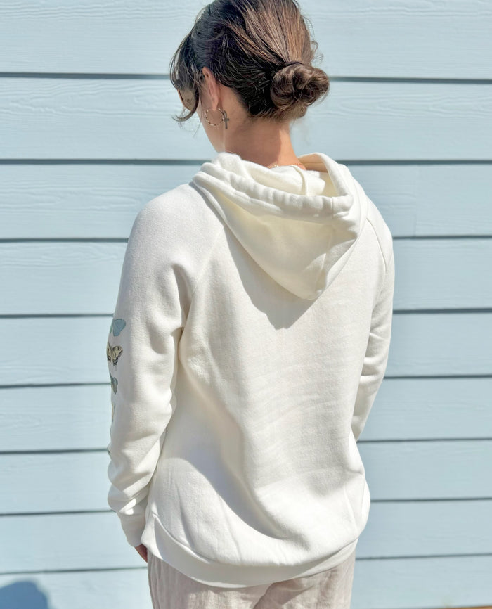 Watercolor Blue Butterfly Hoodies (zip or pullover)