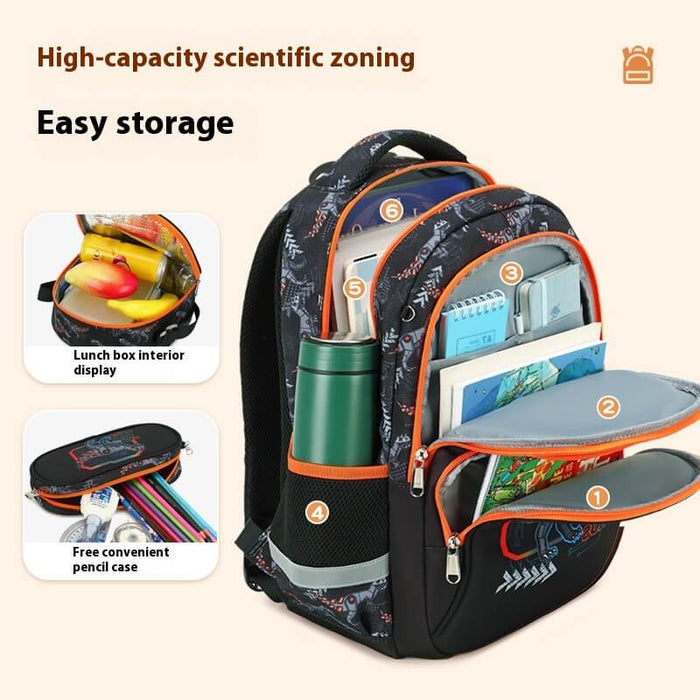 Waterproof School Backpack | Primary School Backpack For Grade 1-3