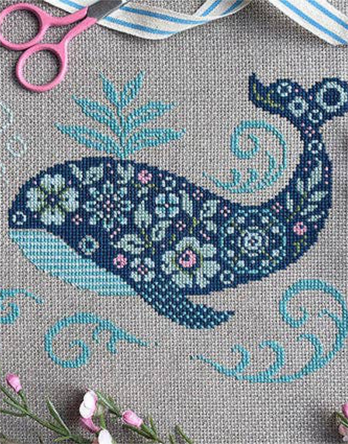 Whale of a Time Cross Stitch Kit, Love Poppet