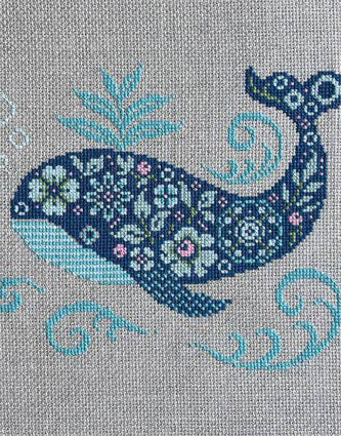 Whale of a Time Cross Stitch Kit, Love Poppet