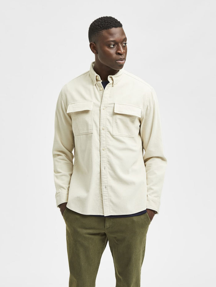 White Corduroy Shirt