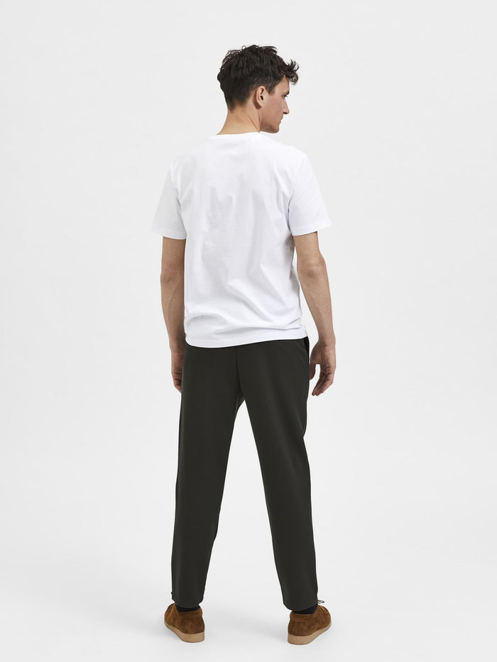 White Graphic Print Crew Neck T-Shirt