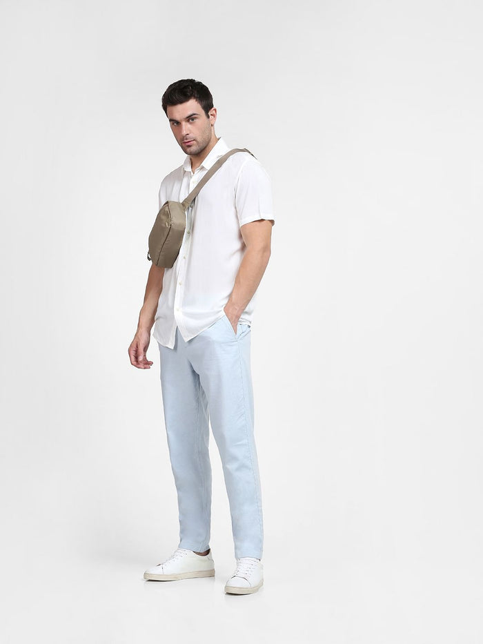 White Half Sleeves Shirt