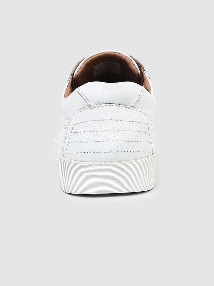 White Lace Up Sneakers