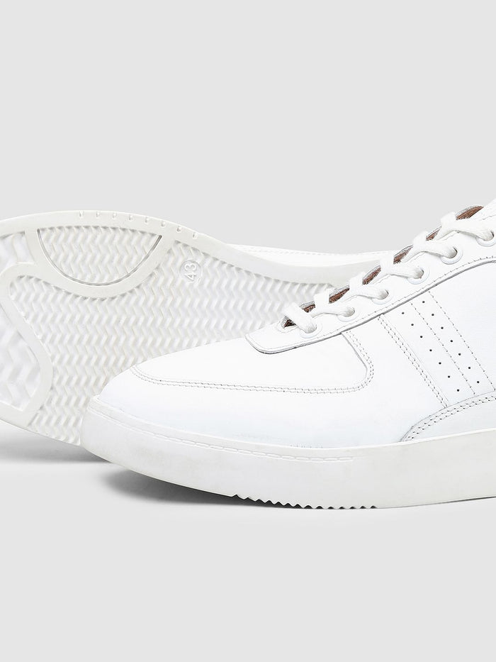 White Lace Up Sneakers