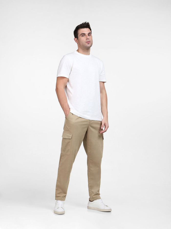 White Organic Cotton Crew Neck T-Shirt