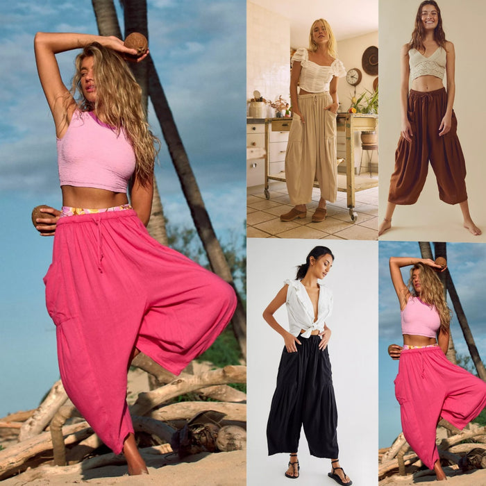 women’s wide leg pants khaki understated luxury look