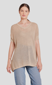 Wispr Chevron Pointelle Bronte Tee