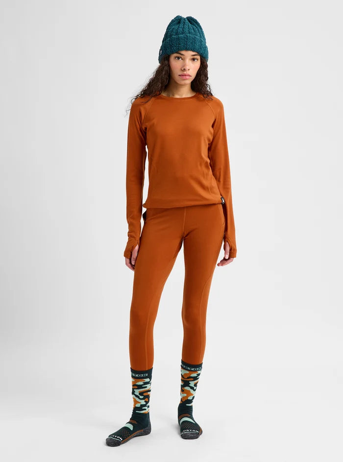 Product image of Women's Burton Merino Blend Midweight Base Layer Pants[Variant:Spiced Chai]