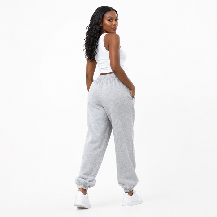 Women's loose fit jogger pants with pockets and drawstring detail in a rayon blend for daily casual outfits plus easy styling