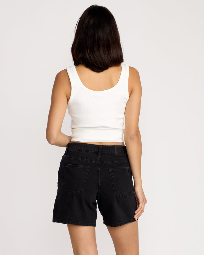 Womens Stoned Boyfriend Long Shorts