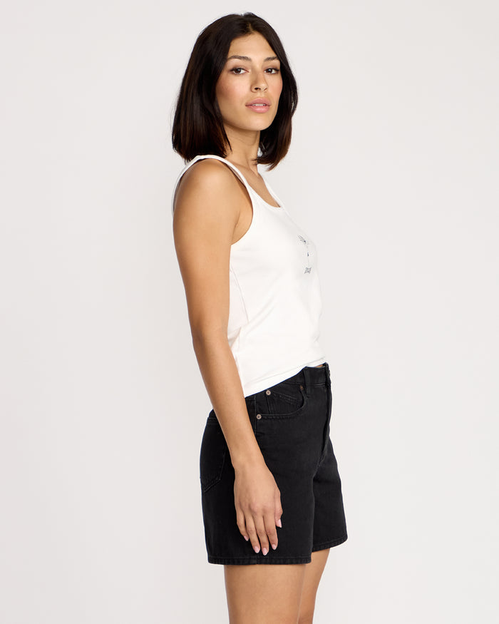 Womens Stoned Boyfriend Long Shorts