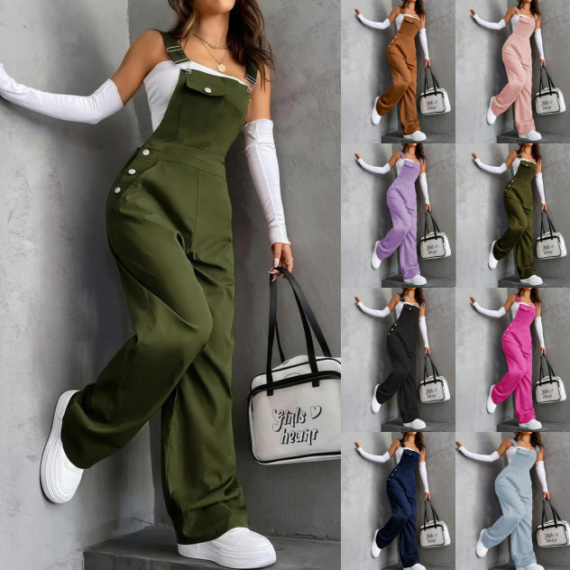 women workwear jumpsuit light blue relaxed urban outfit