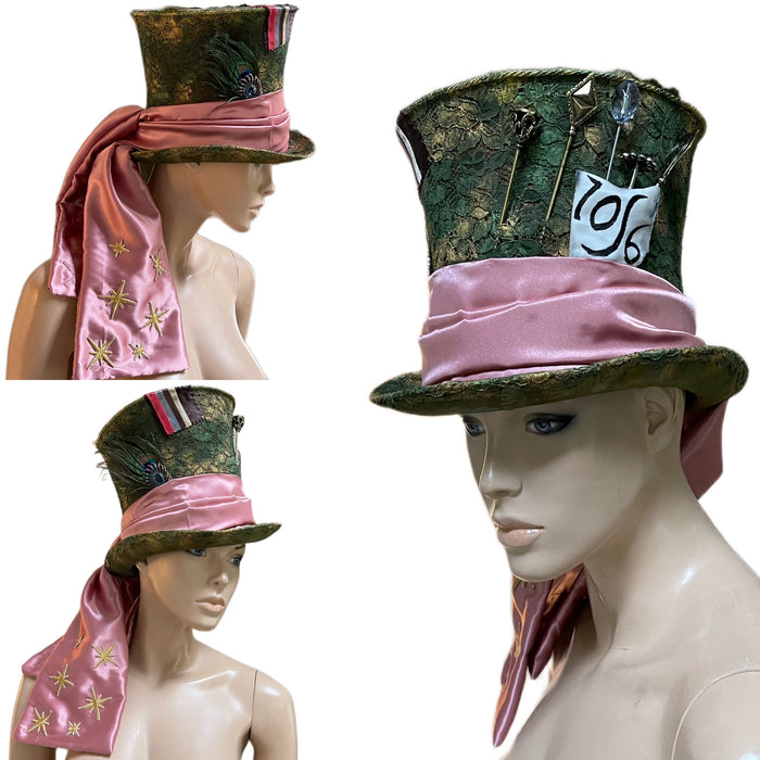 Wonderland Eccentric Hatter Dance Festival Cosplay Costume Hat