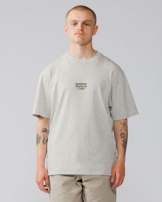 Workers Logo Stride T-Shirt - Marl Grey