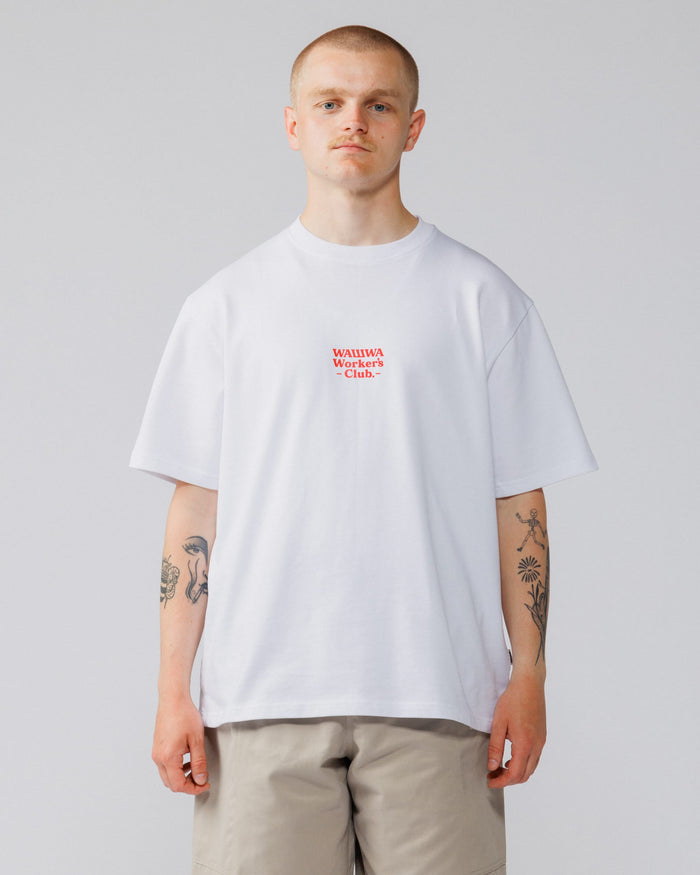 Workers Logo Stride T-Shirt - White