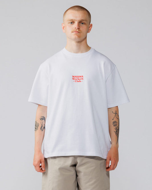 Workers Logo Stride T-Shirt - White