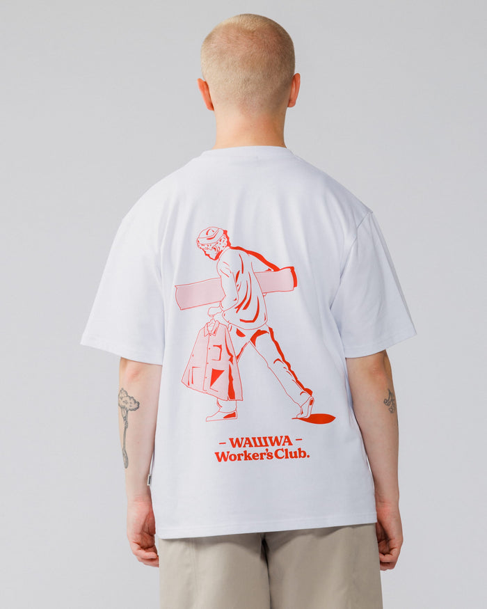 Workers Logo Stride T-Shirt - White