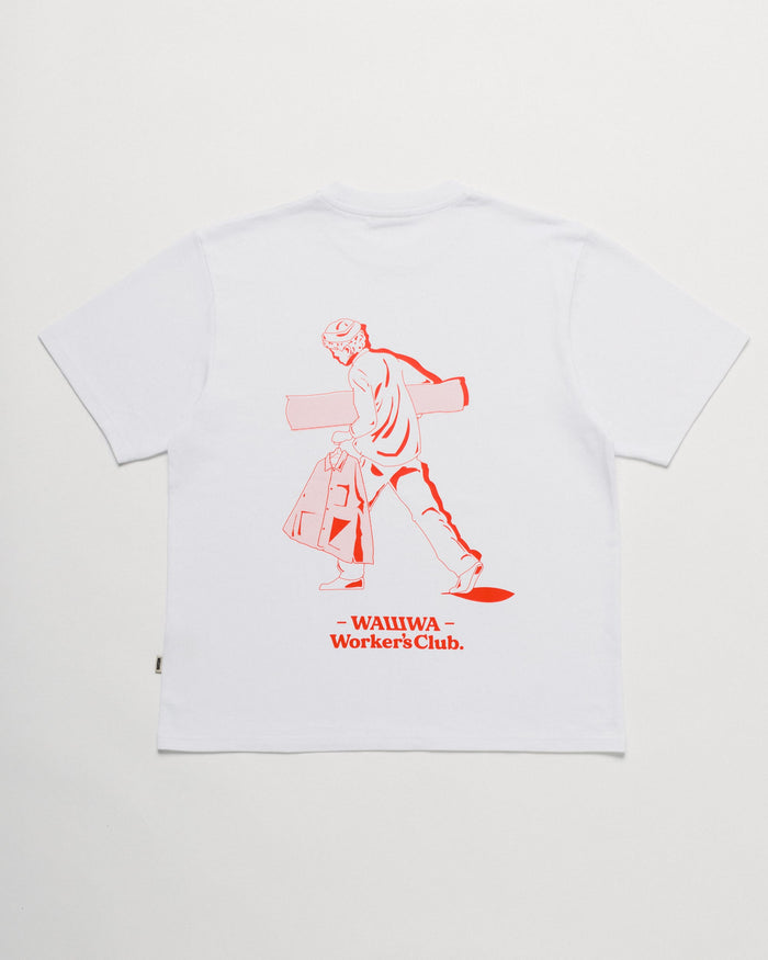 Workers Logo Stride T-Shirt - White