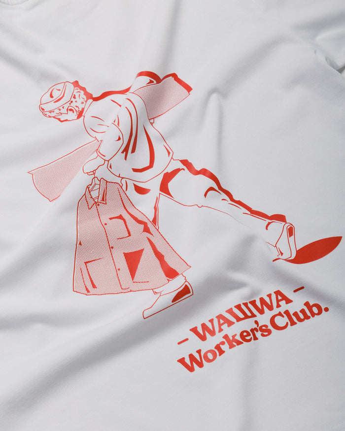 Workers Logo Stride T-Shirt - White