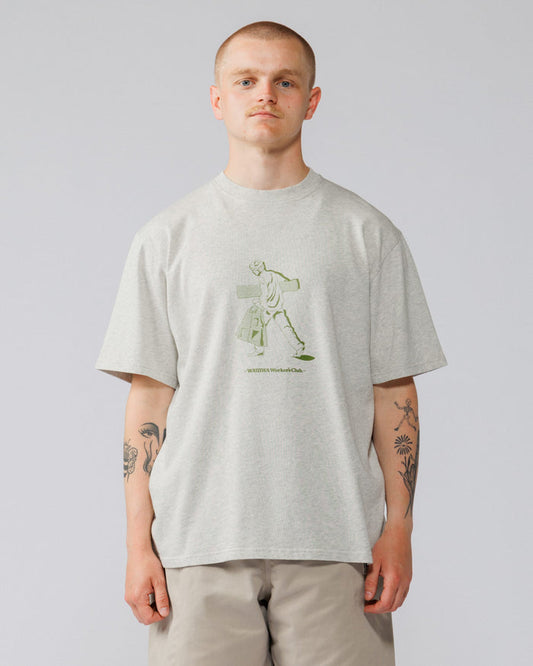 Workers Stride T-Shirt - Marl Grey