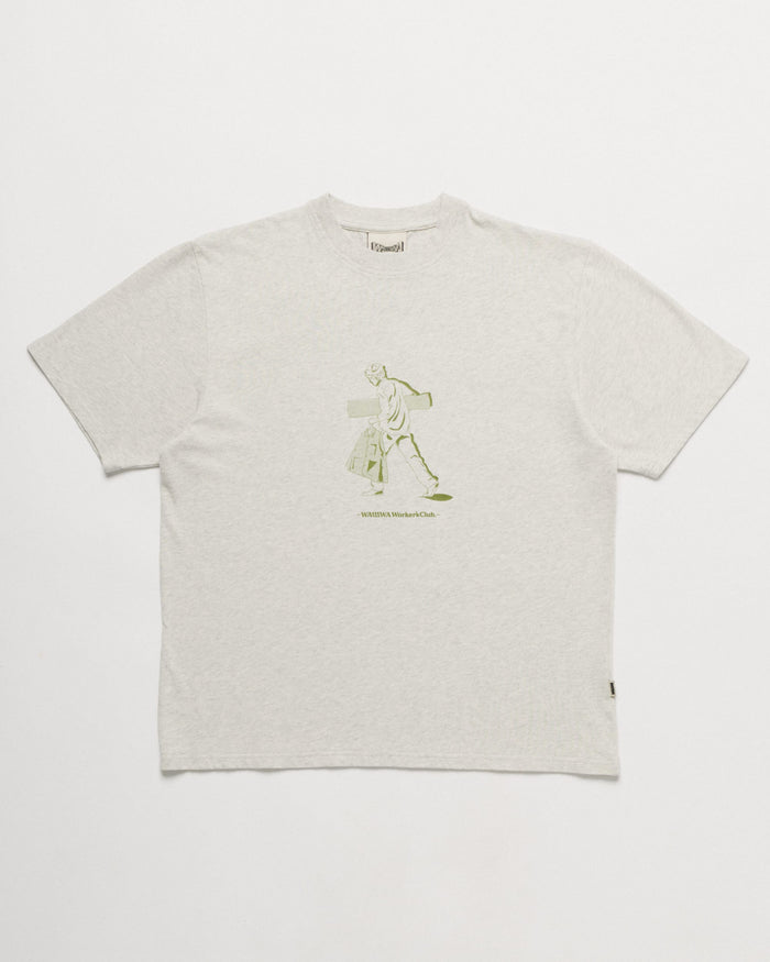 Workers Stride T-Shirt - Marl Grey