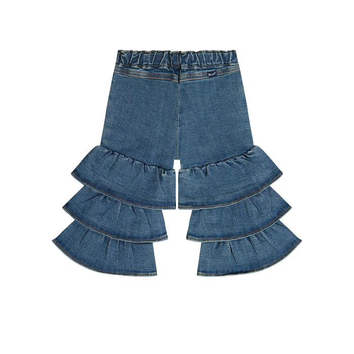 Wrangler Pull Up Tiered Flare Jean